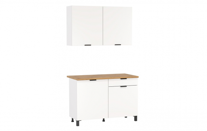 Кухня "Венера", комплект 4, ЛДСП/белый