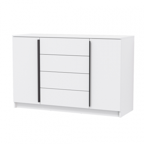 Комод 67.11 "Брандо" белый/фасад ЛДСП белый