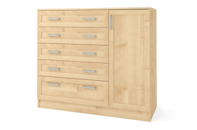 Комод "К-8" клен танзау, дверца справа