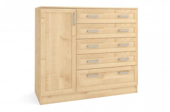 Комод "К-8" клен танзау, дверца слева