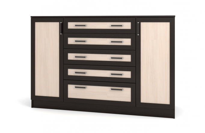 Комод "К-12" венге цаво/дуб млечный