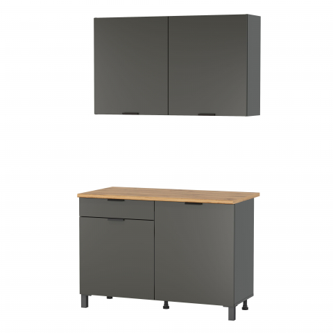 Кухня "Венера" комплект 32, ЛДСП диамант серый