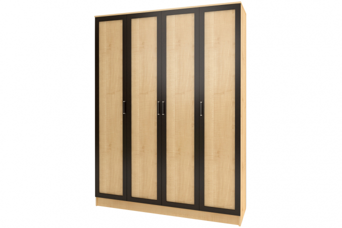 Шкаф распашной "Стайл 4", 190х60х220, клен танзау/венге