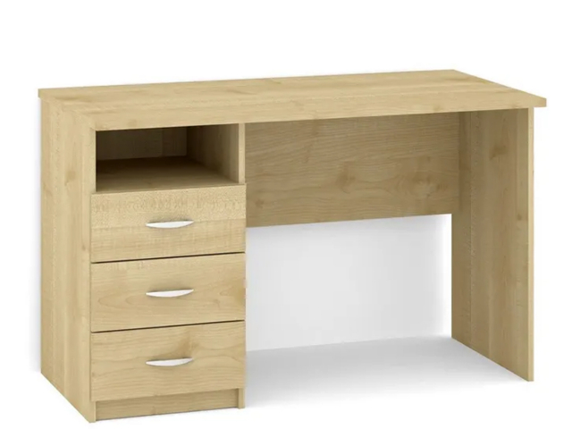 Стол письменный "Драйв СП.005.1200-01", клен танзау, ящики слева