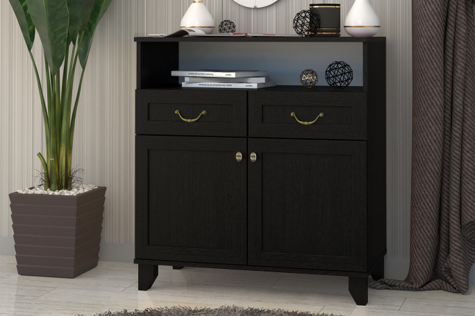 Комод "Ренди 31 М" рамка МДФ, венге цаво