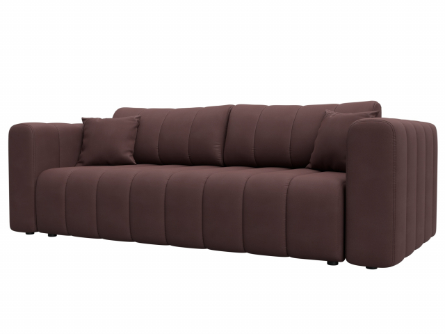 Диван-кровать "Лига-062" НПБ, JOLY 09 бордовый, замша, 130281