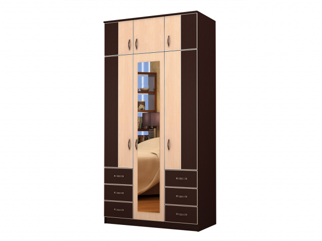 Шкаф трехстворчатый комбинированный "ТК-17"
