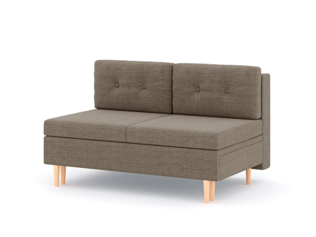 Модуль прямой "Белфаст" 2х местный (с механизмом), рогожка Дрим Люкс 4