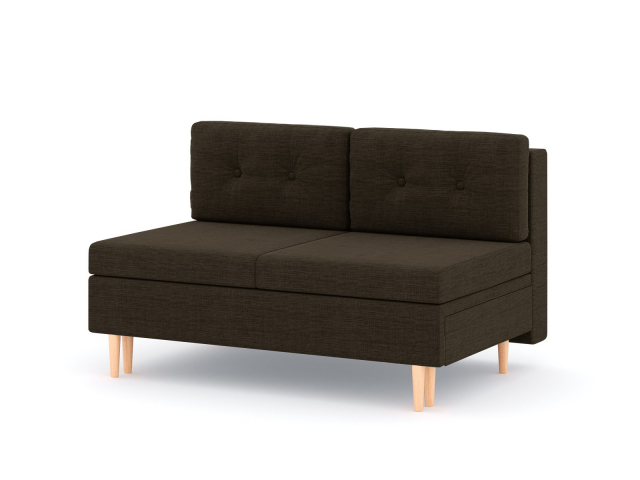 Модуль прямой "Белфаст" 2х местный (с механизмом), рогожка Дрим Люкс 7