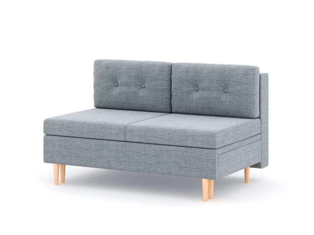 Модуль прямой "Белфаст" 2х местный (с механизмом), рогожка Дрим Люкс 8