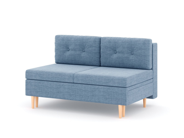 Модуль прямой "Белфаст" 2х местный (с механизмом), рогожка Дрим Люкс 18