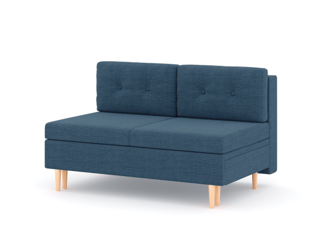 Модуль прямой "Белфаст" 2х местный (с механизмом), рогожка Дрим Люкс 19