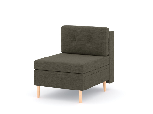 Модуль прямой "Белфаст" кресло, рогожка Дрим Люкс 5