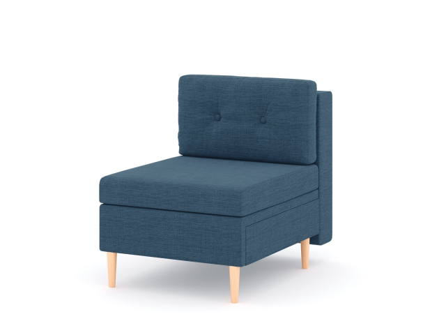 Модуль прямой "Белфаст" кресло, рогожка Дрим Люкс 19