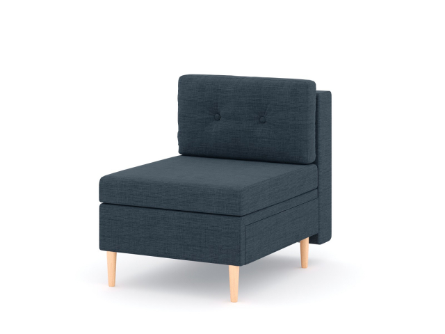 Модуль прямой "Белфаст" кресло, рогожка Дрим Люкс 20