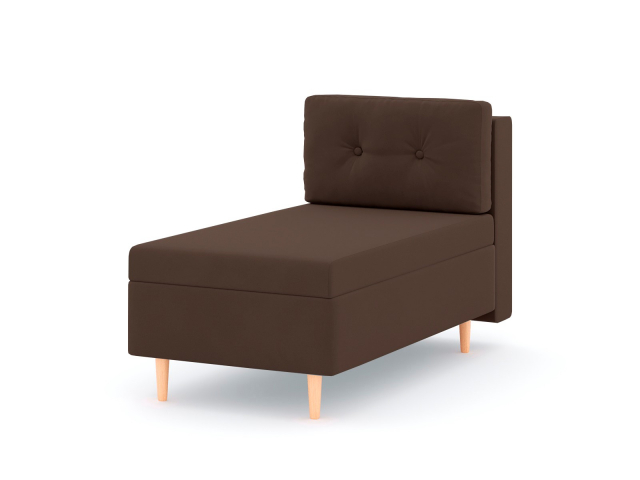 Модуль прямой "Белфаст" канапе, велюр Зара Браун 20