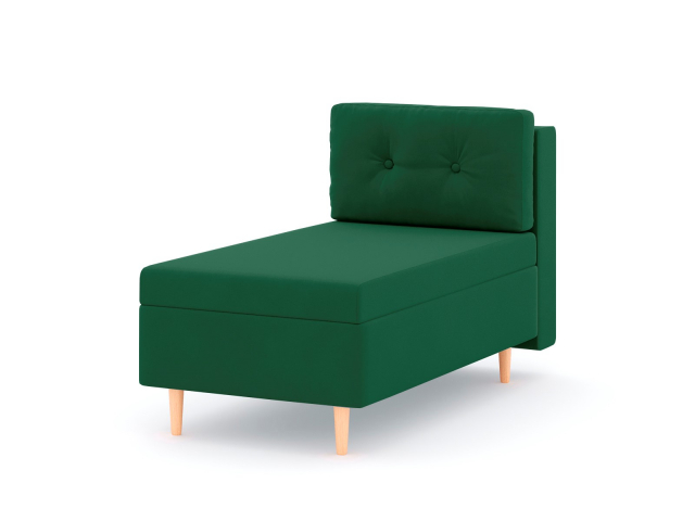 Модуль прямой "Белфаст" канапе, велюр Зара Малахит 33