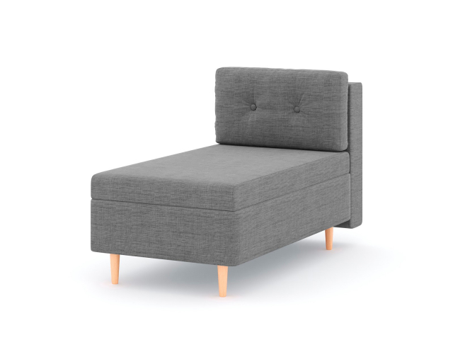 Модуль прямой "Белфаст" канапе, ргожка Дрим Грей