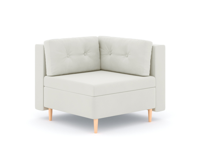 Модуль угловой "Белфаст", велюр Зара Крим 02