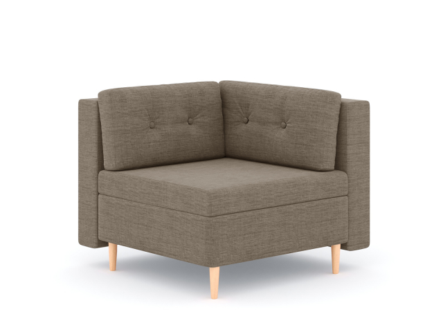 Модуль угловой "Белфаст", рогожка Дрим Люкс 4