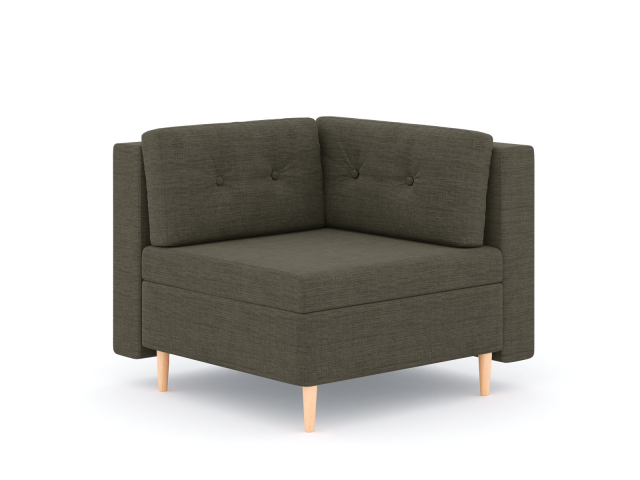 Модуль угловой "Белфаст", рогожка Дрим Люкс 5