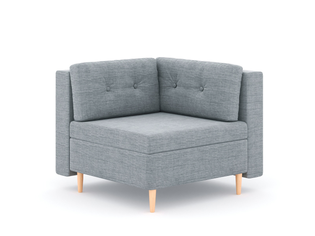 Модуль угловой "Белфаст", рогожка Дрим Люкс 8