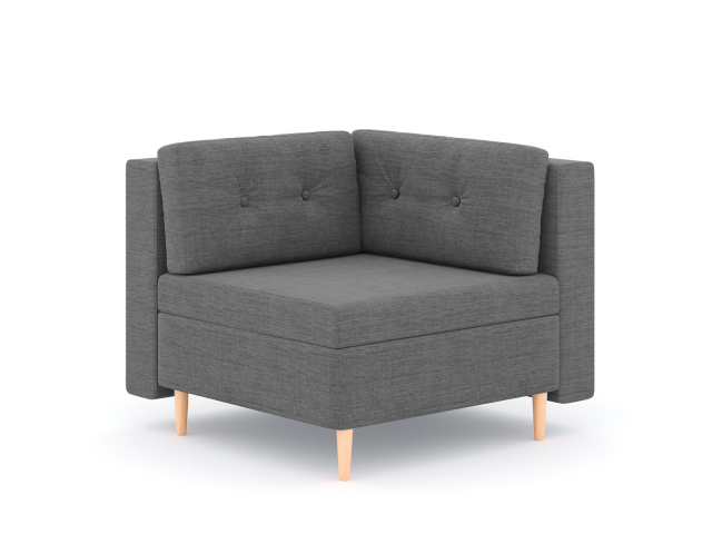 Модуль угловой "Белфаст", рогожка Дрим Люкс 11