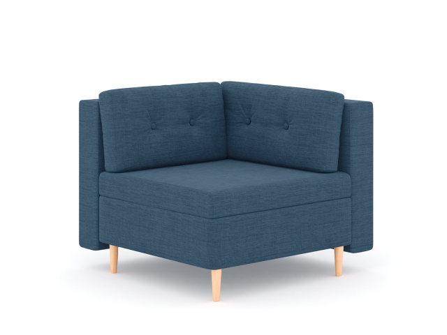 Модуль угловой "Белфаст", рогожка Дрим Люкс 19