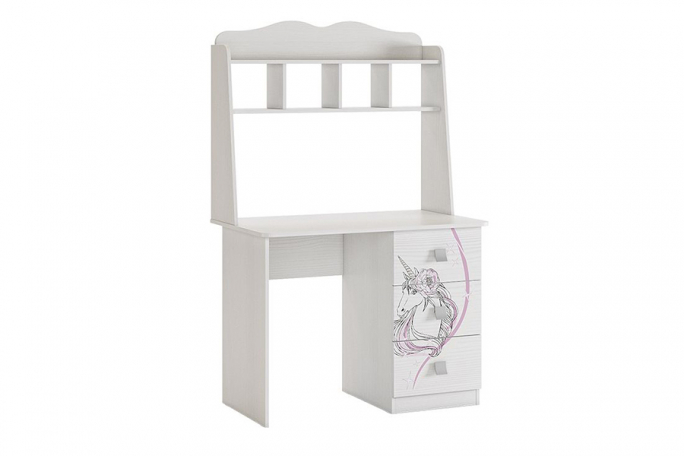 Стол "Фэнтези" белый рамух, в наличии 1 шт