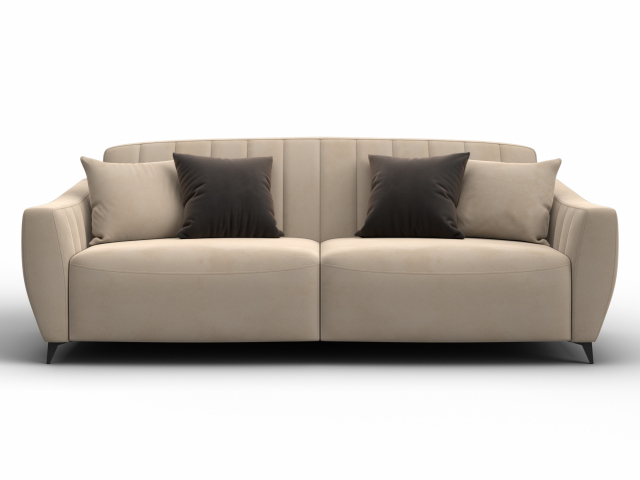 Диван-кровати "Лига-095 НПБ", велюр SEVEN 729 бежевый, 132531