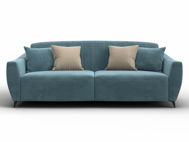 Диван-кровати "Лига-095 НПБ", велюр SEVEN 113 бирюзовый, 132532