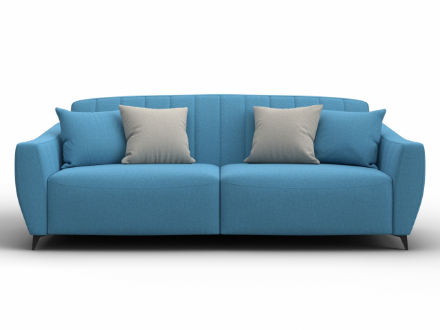 Диван-кровати "Лига-095 НПБ", рогожка Амур 10 голубой, 132565