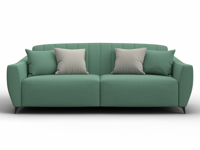 Диван-кровати "Лига-095 НПБ", рогожка Амур 11 зеленый, 132566