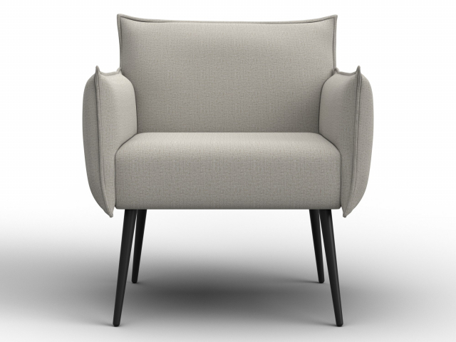 Кресло для отдыха "Лига-083", рогожка Амур 02 бежевый, 132308