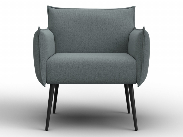 Кресло для отдыха "Лига-083", рогожка Амур 07 серый, 132310