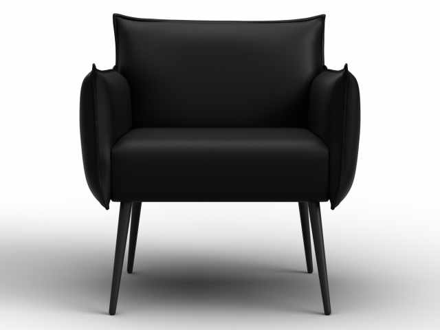 Кресло для отдыха "Лига-083", экокожа GRIFON 18 черный, 132315