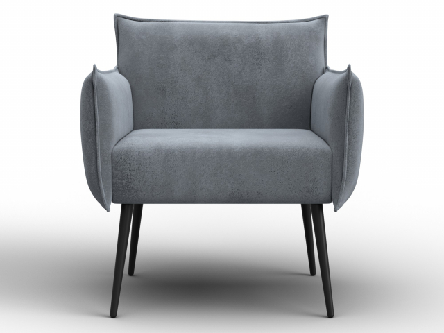 Кресло для отдыха "Лига-083", велюр TOWER 10 серый, 132320