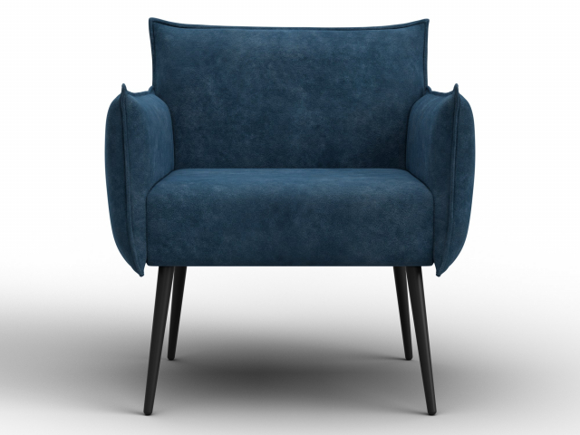 Кресло для отдыха "Лига-083", велюр BRUT 11 синий, 132325