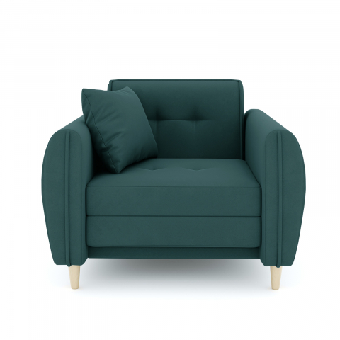 Кресло-кровать "Анита" велюр Зара Изумруд, в наличии 1шт