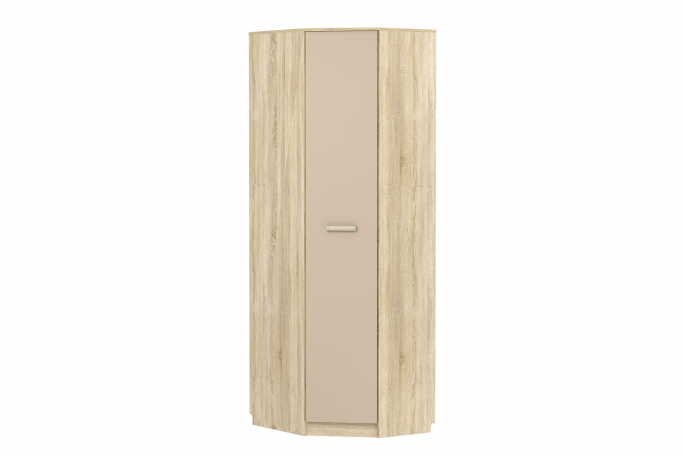 Шкаф угловой "Акварель" НМ 013.04-02 М правый, капучино/дуб сонома