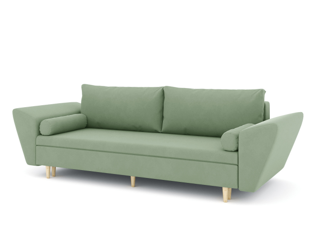 Диван-кровать "Лорен" велюр Зара Минт 14