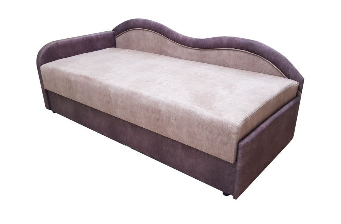 Тахта "Юля 90 Люкс угловая" ППУ, флок 88-89, левая