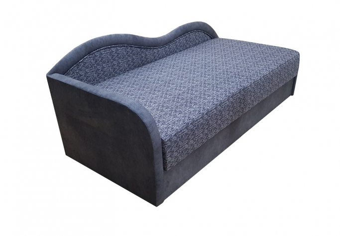 Тахта "Юля 90 Люкс угловая" ППУ, флок 75-150, левая