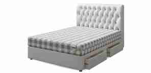 Кровать односпальная "Set R (Сет Р)", экокожа white (вайт)