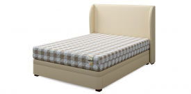 Кровать односпальная "Set XL (Сет XL)", экокожа beige (беж)