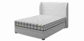 Кровать односпальная "Set XL (Сет XL)", экокожа white (вайт)