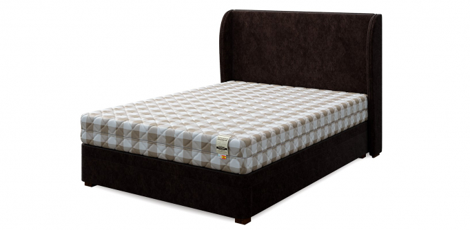 Кровать односпальная "Set XL (Сет XL)", велюр mokko (мокко)