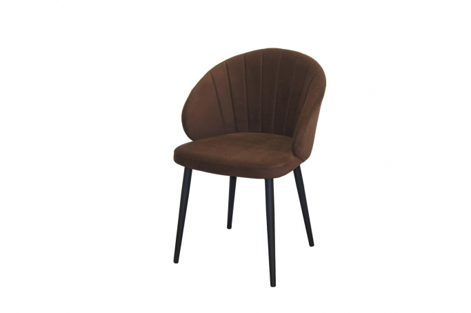 Стул "З" шоколад/опора черная