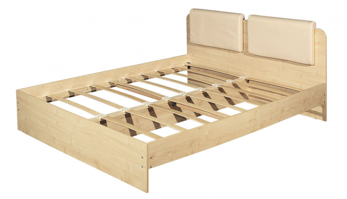 Кровать КМ.009.01-29-00 "Люкс", 1400, клен эдисон