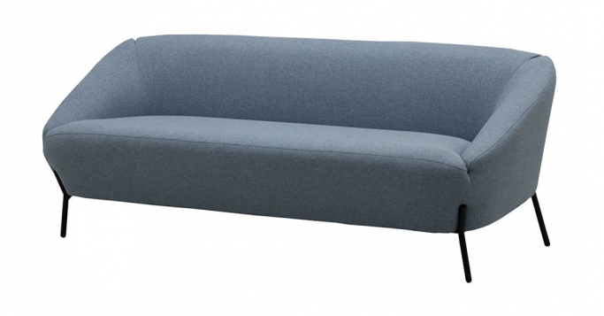 Диван 3-х местный "Брокко" А-14 рогожка Кантри Блю